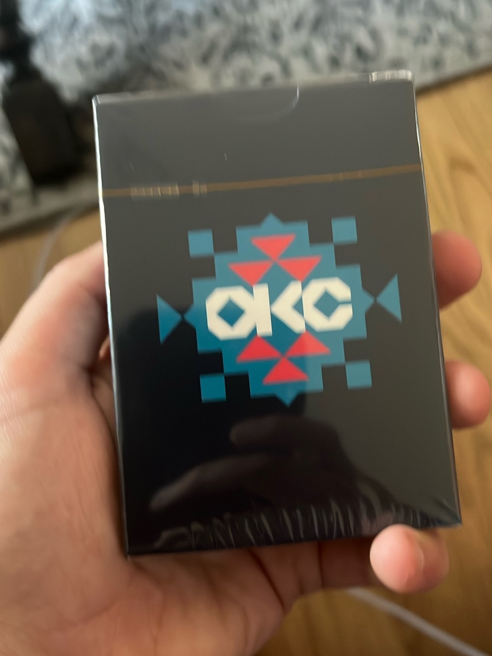 Oklahoma City Thunder "City Edition" themed deck of playing cards
